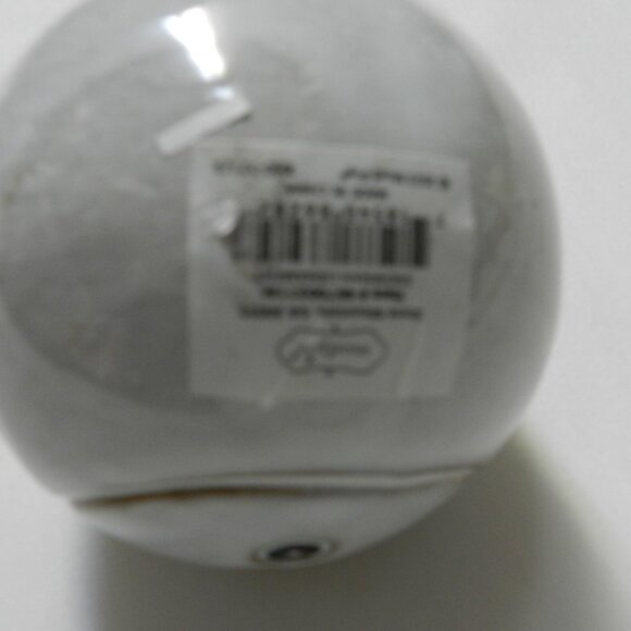 Mud Pie Snowman Christmas Ornament large ball stoneware Holiday  4.5" x 4.5" NEW - Picture 9 of 9